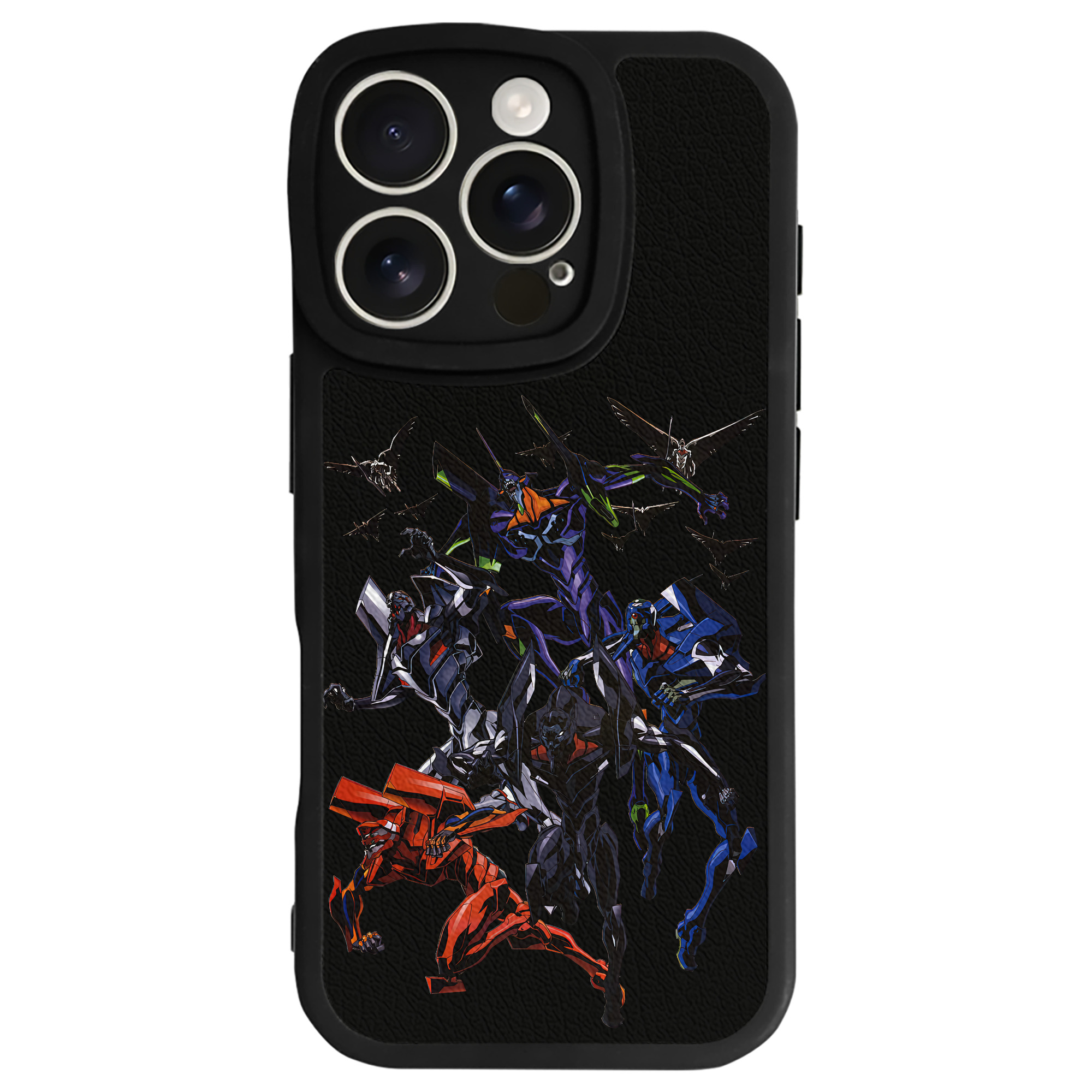 （画像用） EVA 新世紀エヴァンゲリオン 【iPhone 16シリーズ対応】シリコンスマホケース（レザー調） 材質：シリコン